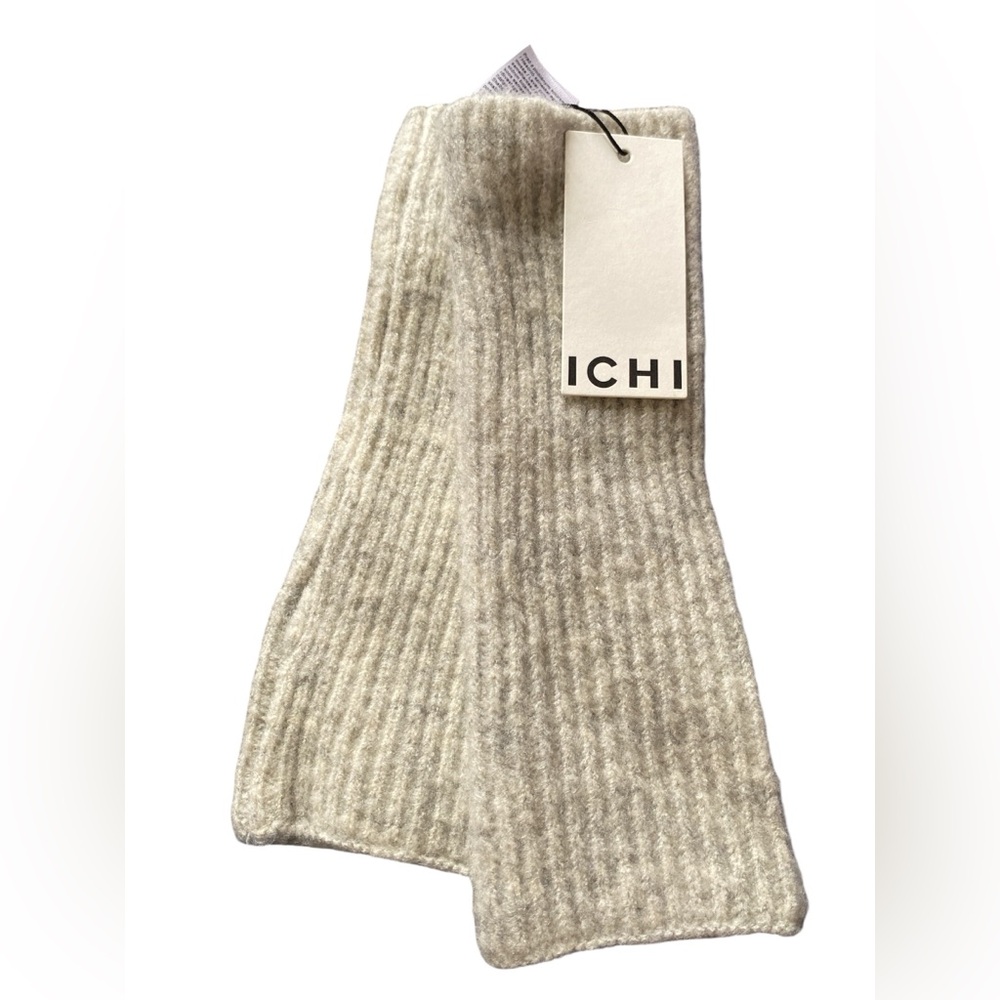 ICHI Cozy Ribbed Arm Warmers w/ Thumb Holes | NWT